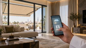 Connect awnings and blinds to smart home control from a smartphone